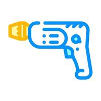 drill tool color icon vector illustration color