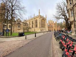 Cambridge, UK, December 2021-Cambridge University photo