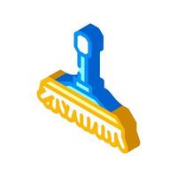 brush for washing car isometric icon vector illustration