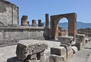 sitio arqueológico de pompeya en pompeya foto