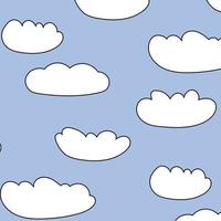 1970 trippy pattern cloud. Groovy hand drawn and trend vector illustration. 70s, 80s, 90s vibes background