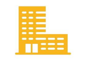 apartment building icon or symbol design vector