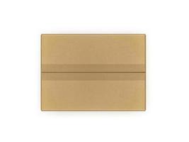 carton box isolated on white background photo