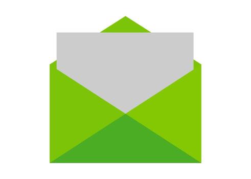 icono de mensaje abierto o diseño de símbolo vector