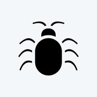 Icon Software Bug. suitable for Security symbol. glyph style. simple design editable. design template vector. simple illustration vector