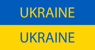 apoyo a ucrania, bandera ucraniana. concepto de voluntariado. ilustración vectorial vector