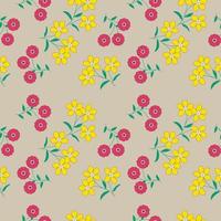 Seamless Pattern With Floral Motifs able to print for cloths, tablecloths, blanket, shirts, dresses, posters, papers. vector