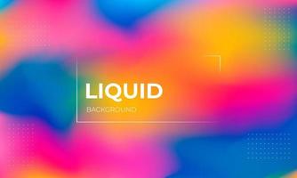 Liquid background with dots for banner, posters.  Vector abstract illustration. Liquid background colors.