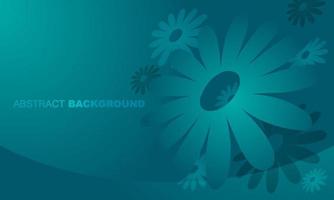 abstract background with flowers vector