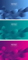 set of abstract backgound with gradient color vector