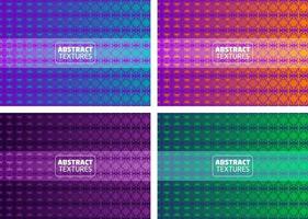 set of abstract backgound with gradient color vector