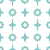 Seamless background with blue and white graphic pattern. vector