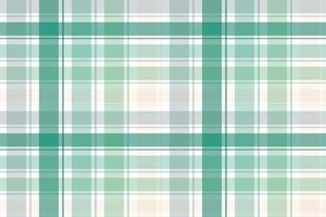 madras check color pastel verde y blanco un patrón con rayas de colores brillantes de diferentes grosores que se cruzan entre sí para crear cuadros irregulares. típicamente usado en camisas. vector