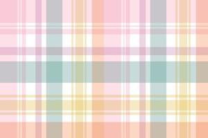 Checkered tiles Pastel color A checkered pattern that consists of crossing strips of varying widths and two or more colors horizontally and vertically.  Typically used on shirts. vector