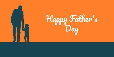 Father's Day poster or banner template with necktie and mustache on background. Greetings and presents for Father's Day in flat lay styling. Promotion and shopping template for love dad vector