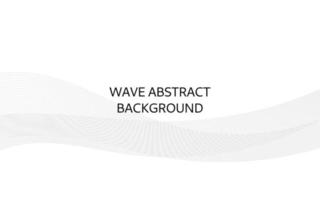 Abstract wave line background with white color. Wallpaper wave line with with grey color. Vector wave line background