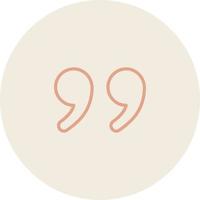 Quote Vector Icon That Can Easily Modified Or Edit