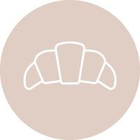 Croissant Vector Icon That Can Easily Modified Or Edit