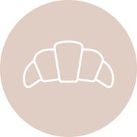 Croissant Vector Icon That Can Easily Modified Or Edit