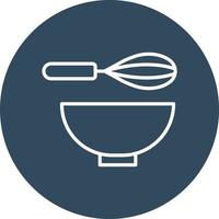 mixing bowl Vector Icon That Can Easily Modified Or Edit