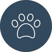 Paw Vector Icon That Can Easily Modified Or Edit