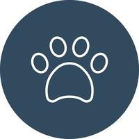 Paw Vector Icon That Can Easily Modified Or Edit