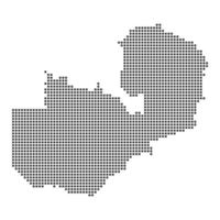 Map with dot vector