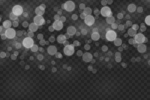 Bokeh lights effect isolated vector