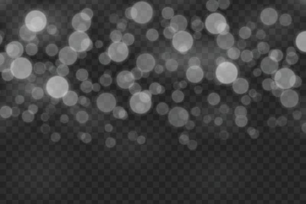 Bokeh lights effect isolated