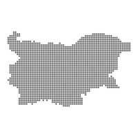 Map with dot vector