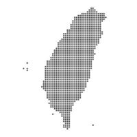 Map with dot vector