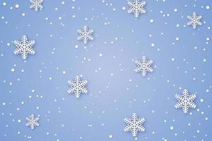 Winter Paper background vector