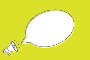 speech bubble in cartoon style. vector