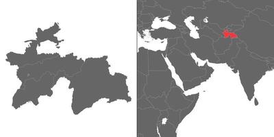 mapa con ubicación vector