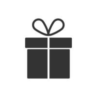 icono de vector de regalo