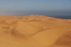 Majestic view of amazing landscapes in African desert photo