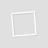 Blank photo frame. Template for design vector