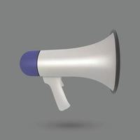 Megaphone isolated on white background vector