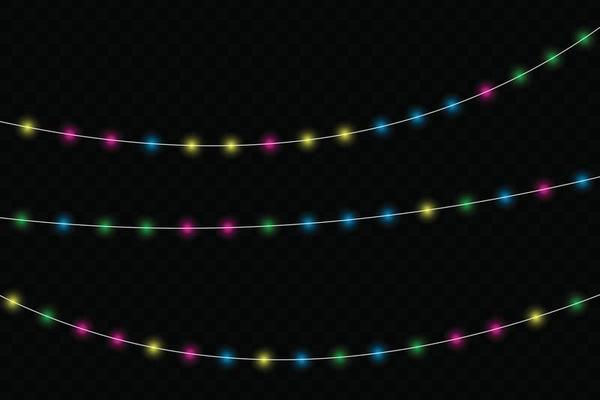 Christmas glowing lights.
