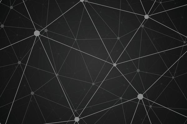 Vector wireframe connecting background.