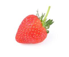 Thai strawberry isolated on white background photo