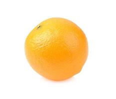 Valencia naranja aislado sobre fondo blanco.
