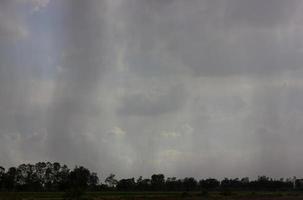 lluvia de fondo rural. foto