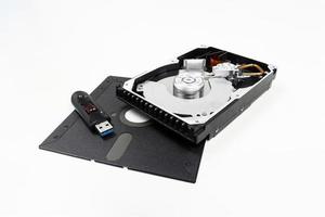 Hard disk and device for backuup data drive for computer data storage technology photo