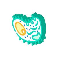 bacteria biogas isometric icon vector illustration