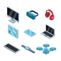 Gadget Electronic Technology Collection Set Vector Thank you for your email and expressing your interest.