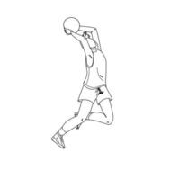 Volleyball Player Jump And Throwing Ball Vector