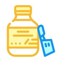 syrup for children color icon vector illustration