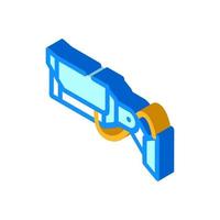 camera device isometric icon vector illustration color