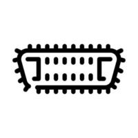 mop head line icon vector illustration flat